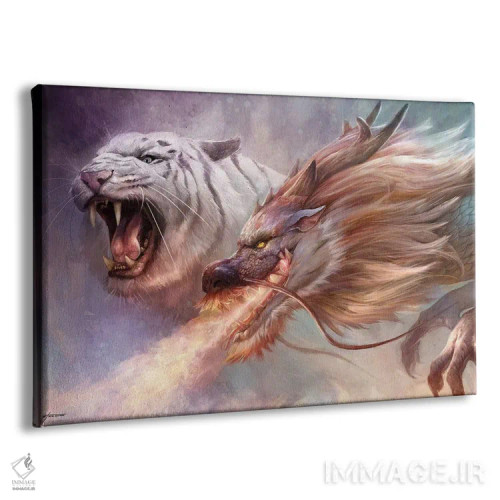 تابلو دکوراتیو قدرت و خرد اثر استیو گود - نمای پرسپکتیو محصول