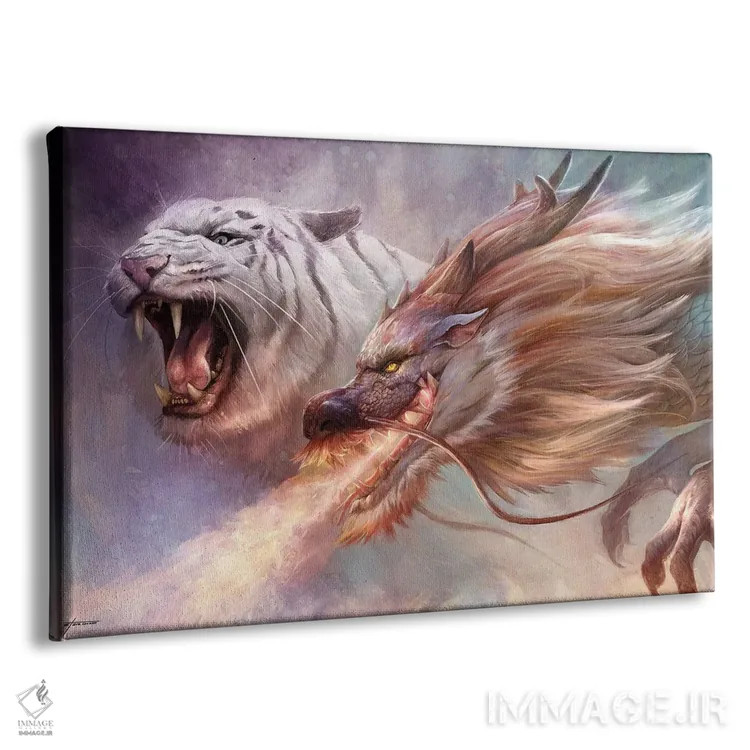 تابلو دکوراتیو قدرت و خرد اثر استیو گود - نمای پرسپکتیو محصول