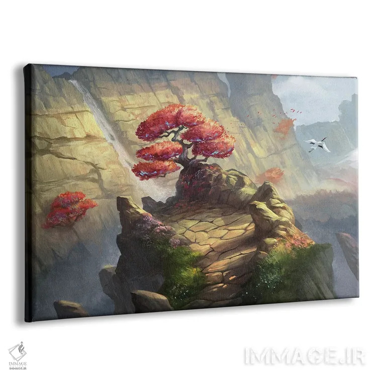 تابلو دکوراتیو جای آرام اثر استیو گود - نمای پرسپکتیو محصول