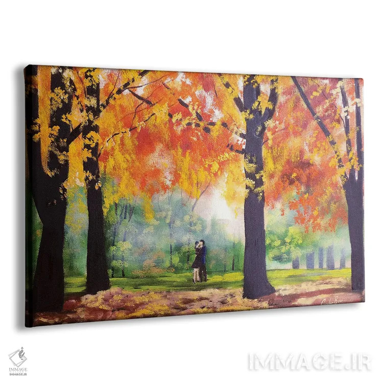 تابلو دکوراتیو پاییز اثر گوردون بروس - نمای پرسپکتیو محصول