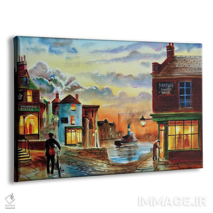 تابلو دکوراتیو غار قاچاقچی اثر گوردون بروس - نمای پرسپکتیو محصول