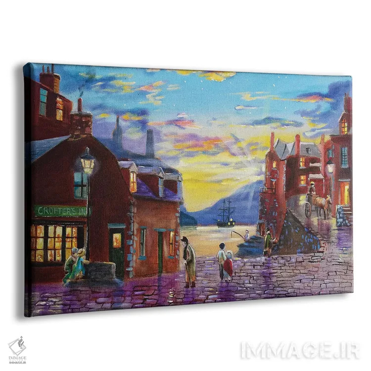 تابلو دکوراتیو مهمان خانه کشاورز اثر گوردون بروس - نمای پرسپکتیو محصول