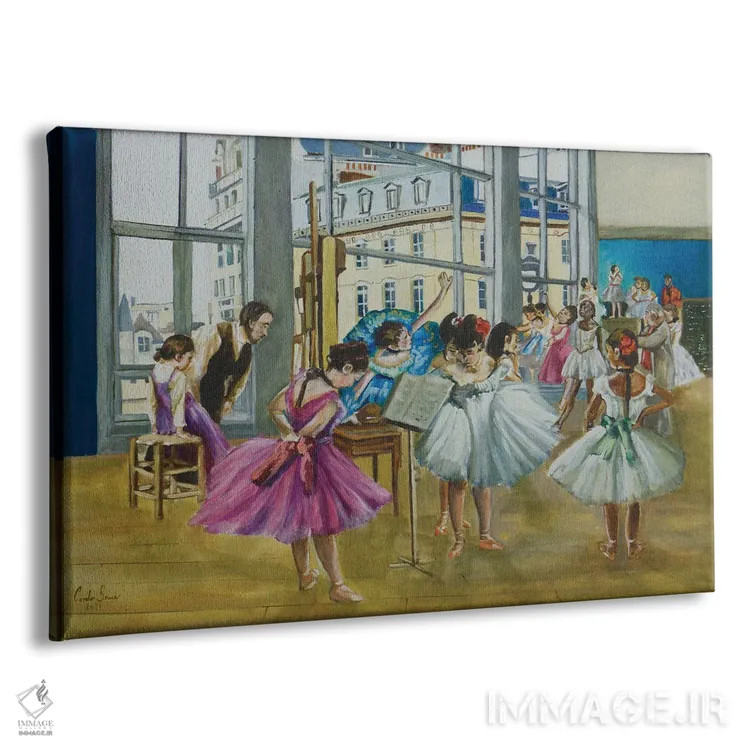 تابلو دکوراتیو دگا و بالرین ها اثر گوردون بروس - نمای پرسپکتیو محصول