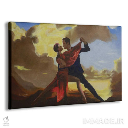 تابلو دکوراتیو رقصندگان اثر گوردون بروس - نمای پرسپکتیو محصول