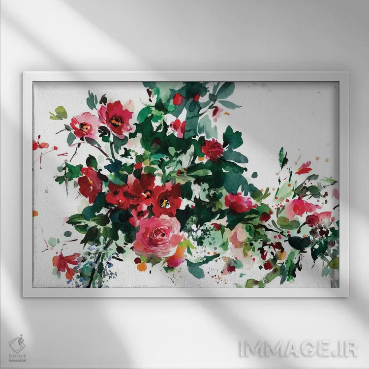 تابلو دکوراتیو در نور اثر گوشیا گرگورچیک - نمای قابدار سفید