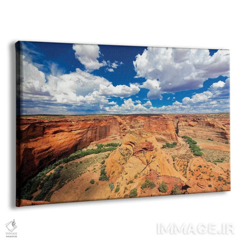 تابلو دکوراتیو دره سنگ ماسه ای قرمز، کنیون دو شی، آریزونا اثر جورج اوزه - نمای پرسپکتیو محصول