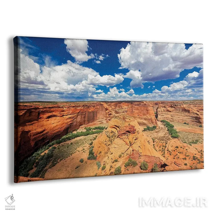تابلو دکوراتیو دره سنگ ماسه ای قرمز، کنیون دو شی، آریزونا اثر جورج اوزه - نمای پرسپکتیو محصول