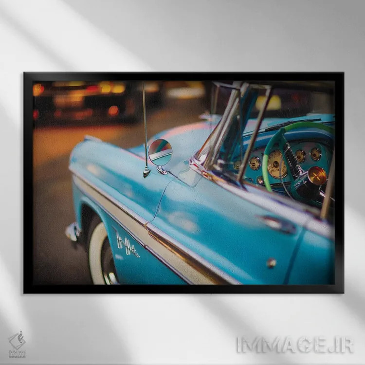 تابلو دکوراتیو گشت و گذار با دسوتو فایردوم من اثر جورج اوزه - نمای قابدار مشکی