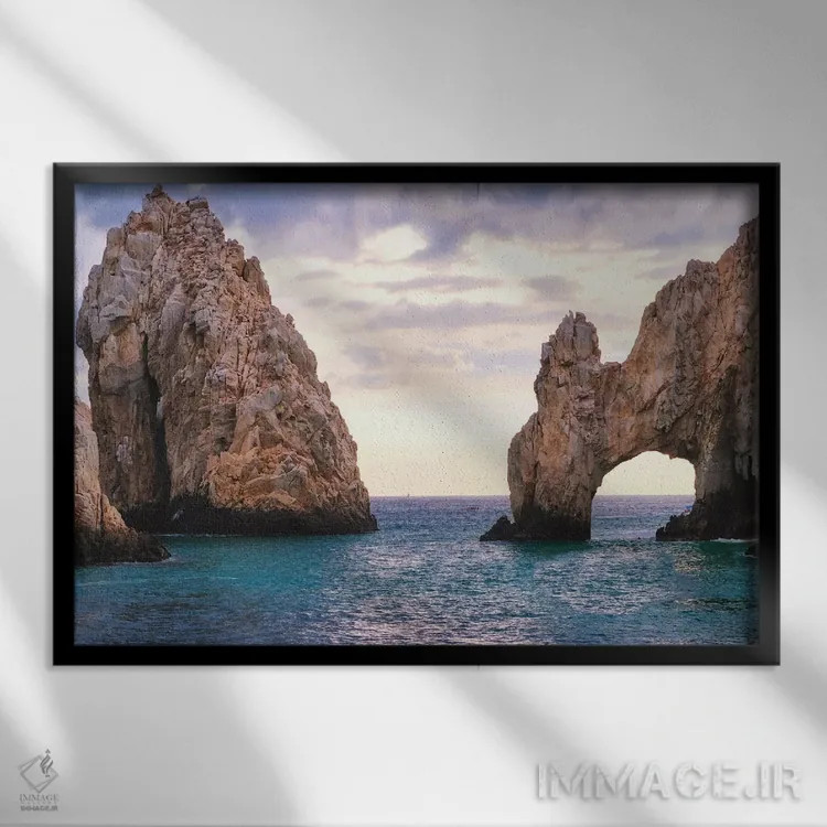 تابلو دکوراتیو طاق کابو سن لوکاس، مکزیک اثر جورج اوزه - نمای قابدار مشکی