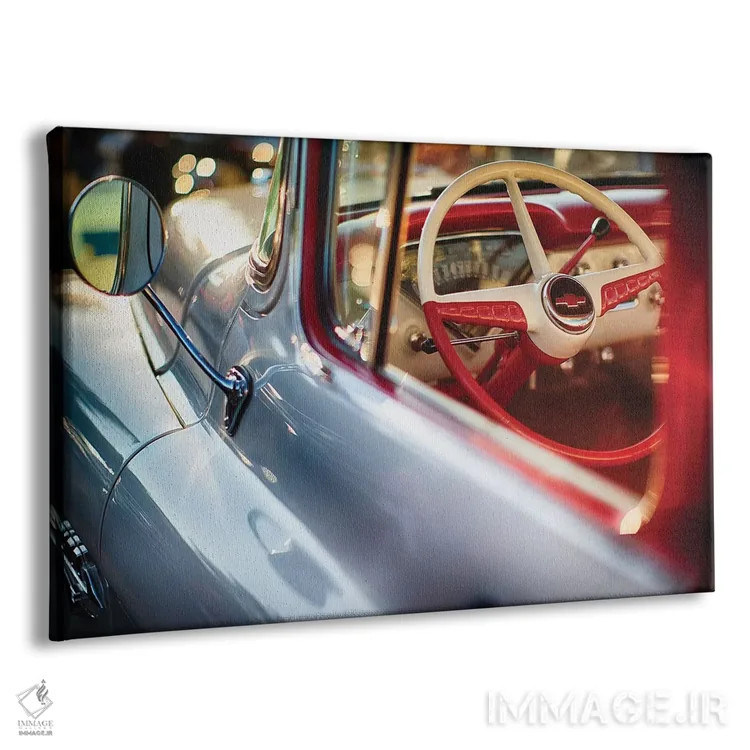 تابلو دکوراتیو نمای فرمان وانت کلاسیک شورلت اثر جورج اوزه - نمای پرسپکتیو محصول