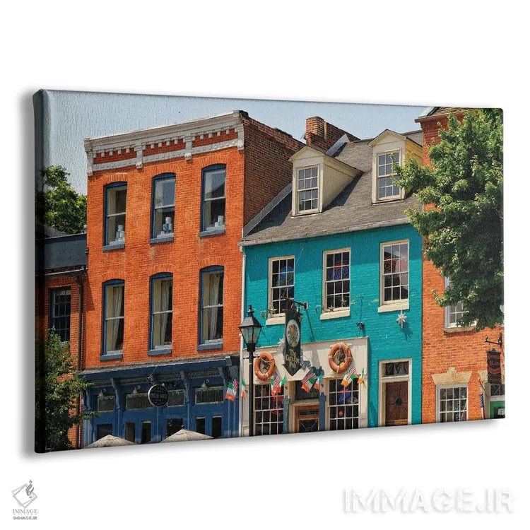 تابلو دکوراتیو میخانه های فلز پوینت، بالتیمور، مریلند اثر جورج اوزه - نمای پرسپکتیو محصول