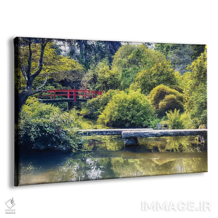 تابلو دکوراتیو پلک قرمز کوچک، باغ کوبوتا، سیاتل اثر جورج اوزه - نمای پرسپکتیو محصول