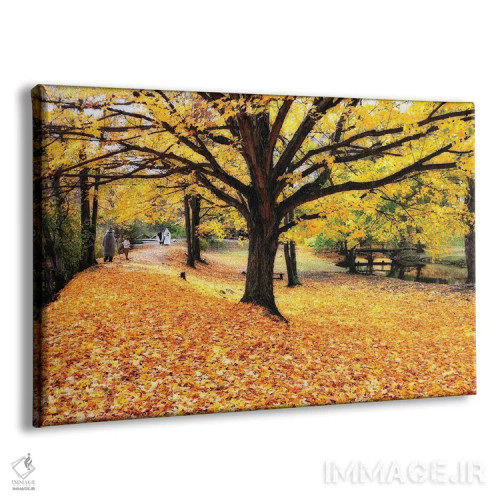 تابلو دکوراتیو منظره بیرونی هالووین اثر جورج اوزه - نمای پرسپکتیو محصول