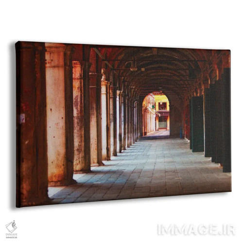 تابلو دکوراتیو راهرو زیرگذر دل بانکو جیرو، ریالتو، ونیز، ایتالیا اثر جورج اوزه - نمای پرسپکتیو محصول