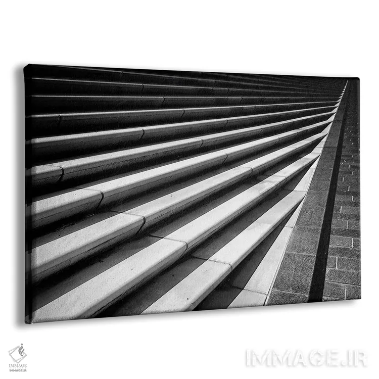 تابلو دکوراتیو پله های همگرا اثر جورج اوزه - نمای پرسپکتیو محصول