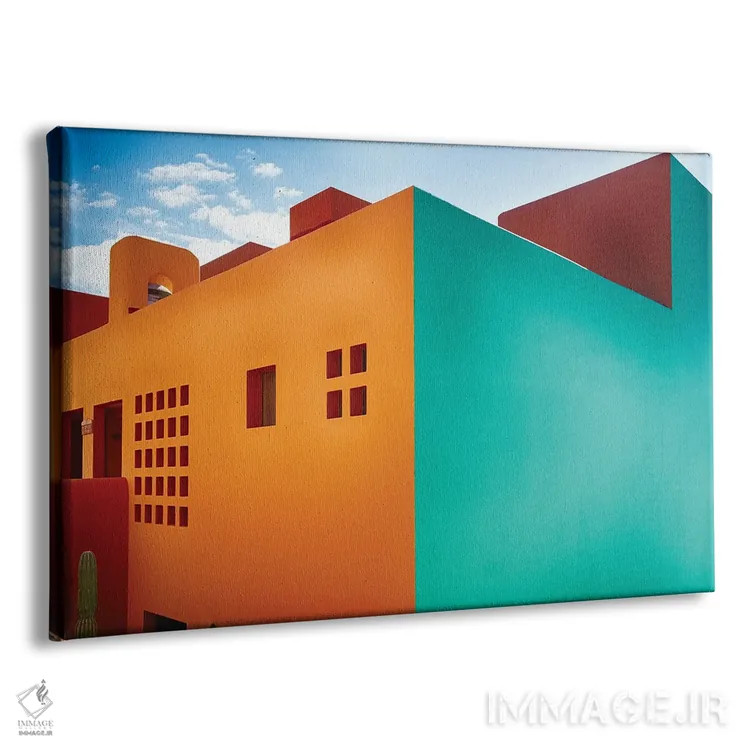تابلو دکوراتیو رنگ های برجسته و شکل های ساده، کابو سان لوکاس، مکزیک اثر جورج اوزه - نمای پرسپکتیو محصول