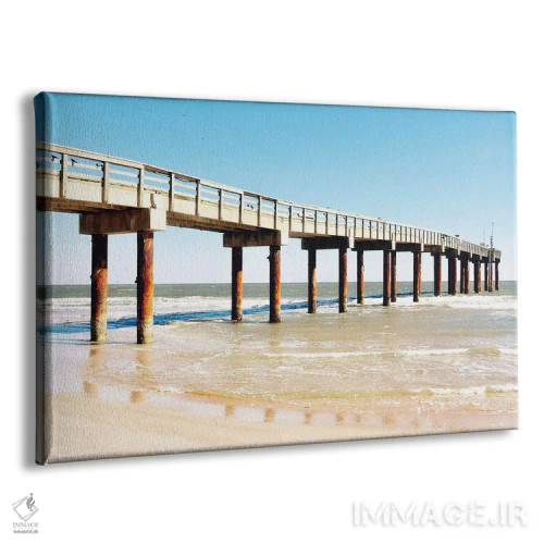 تابلو دکوراتیو اسکله آفتاب گیر ۲ اثر گیل پک - نمای پرسپکتیو محصول