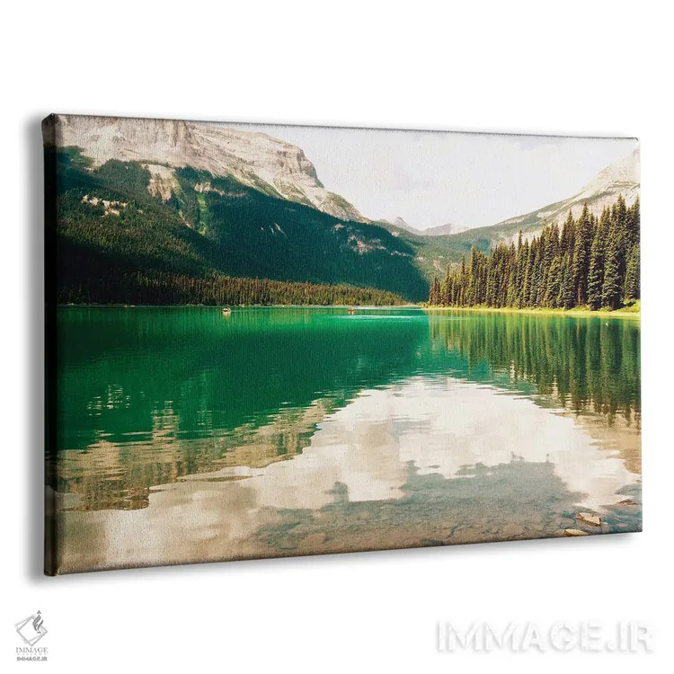 تابلو دکوراتیو نمای شفاف دریاچه اثر گیل پک - نمای پرسپکتیو محصول