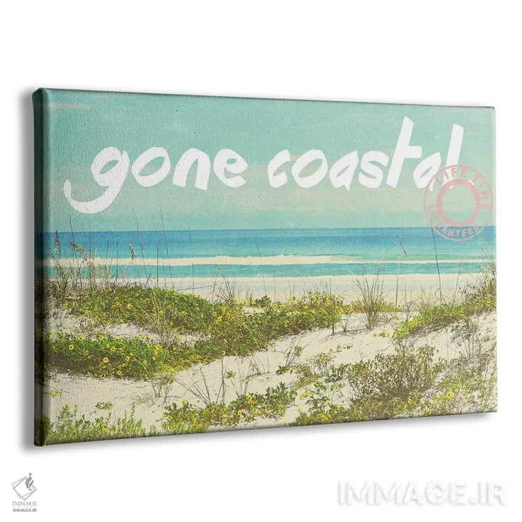 تابلو دکوراتیو ساحل نشین اثر گیل پک - نمای پرسپکتیو محصول