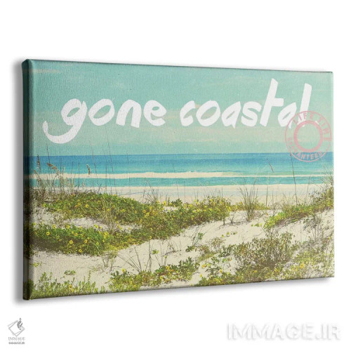 تابلو دکوراتیو ساحل نشین اثر گیل پک - نمای پرسپکتیو محصول