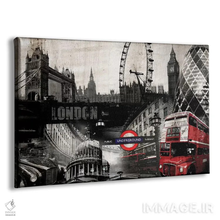 تابلو دکوراتیو لندن اثر گراف اینک - نمای پرسپکتیو محصول