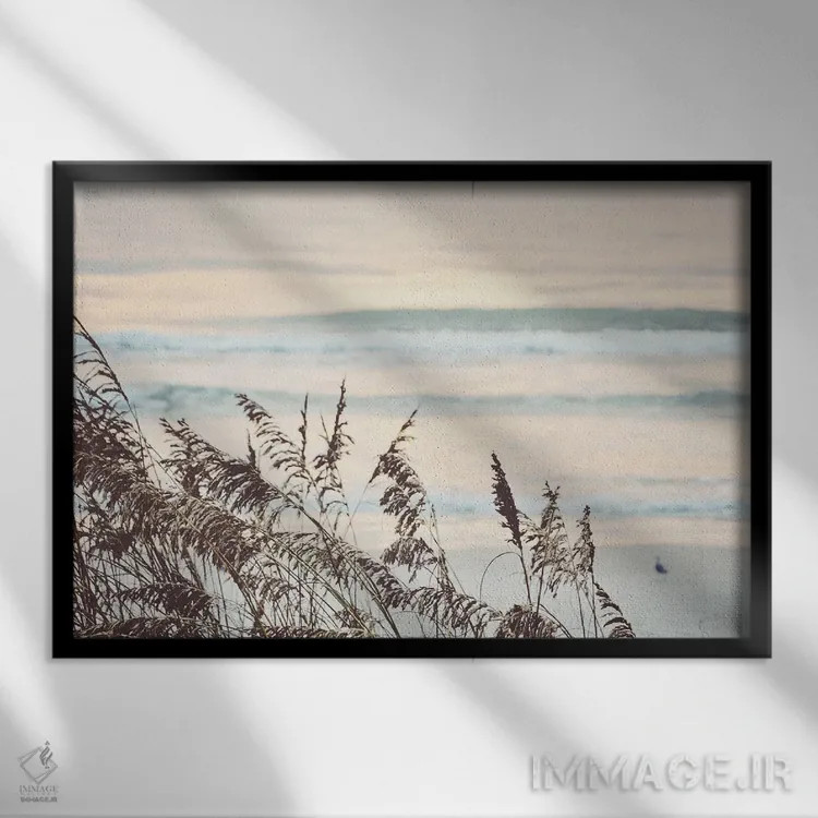 تابلو دکوراتیو صبح زود اثر گیل پک - نمای قابدار مشکی