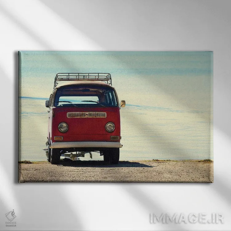 تابلو دکوراتیو سواری ساحلی اثر گیل پک - نمای روبهرو روی دیوار