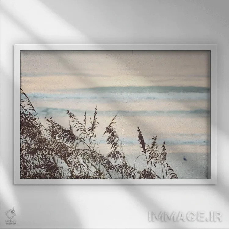 تابلو دکوراتیو صبح زود اثر گیل پک - نمای قابدار سفید