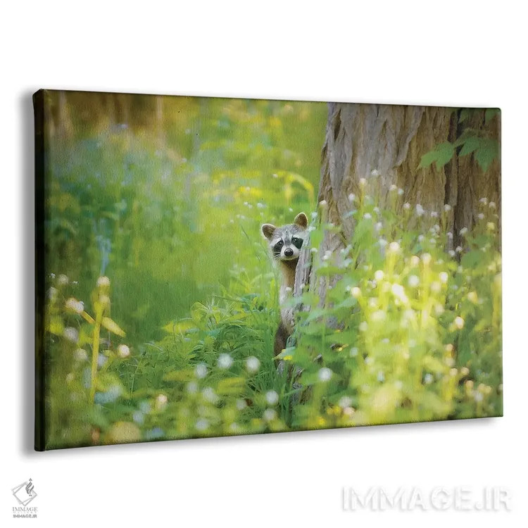 تابلو دکوراتیو قایم باشک اثر کری ان گریپو-پایک - نمای پرسپکتیو محصول