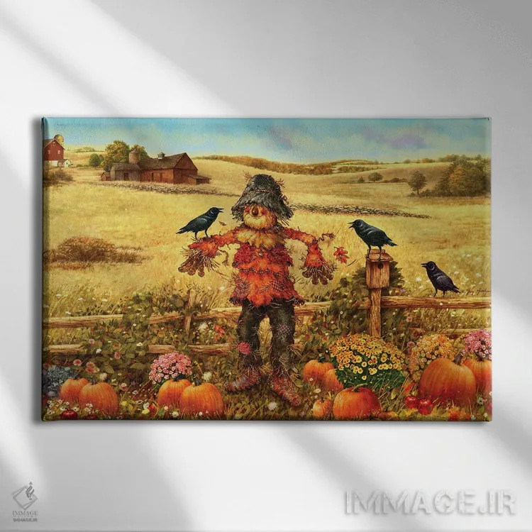 تابلو دکوراتیو مترسک اثر گرگ جوردانو - نمای روبهرو روی دیوار