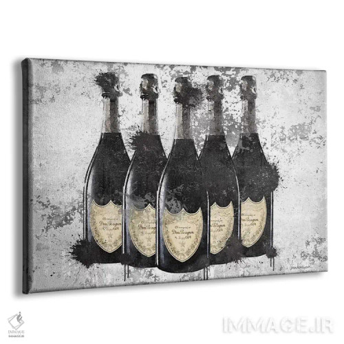 تابلو دکوراتیو شامپاین II اثر آماندا گرینوود - نمای پرسپکتیو محصول