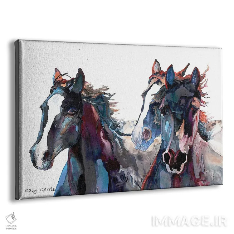 تابلو دکوراتیو رقصندگان آذرخش اثر کالی گاریس - نمای پرسپکتیو محصول