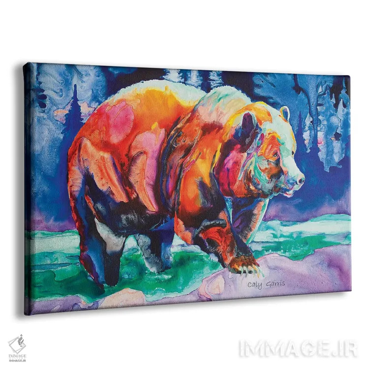 تابلو دکوراتیو بیورن اثر کالی گاریس - نمای پرسپکتیو محصول