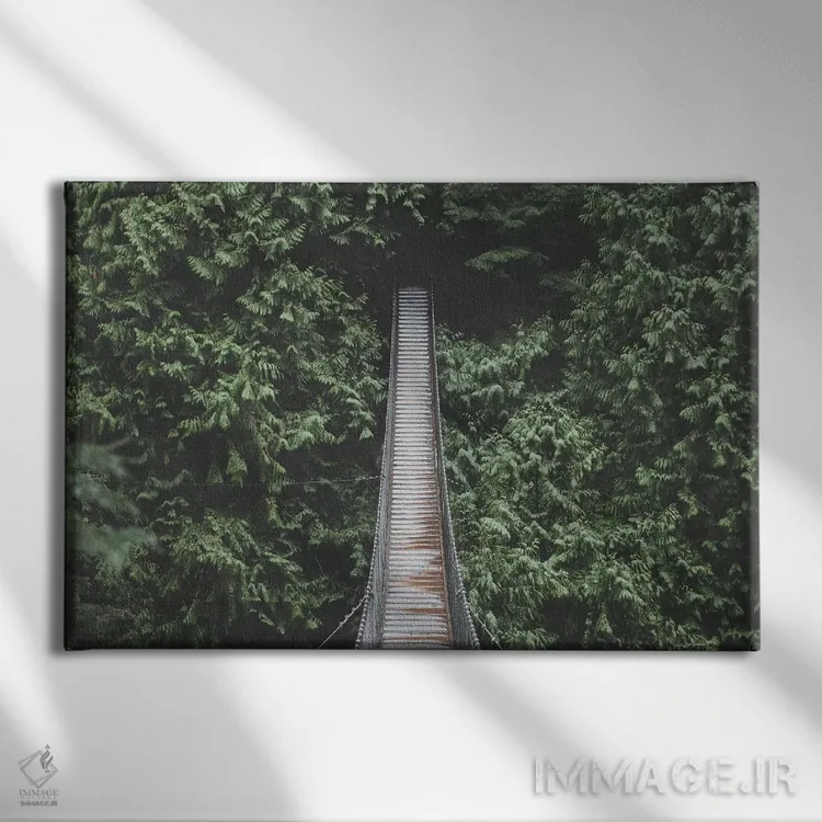 تابلو دکوراتیو دره لین، ونکوور II اثر لوک آنتونی گرم - نمای روبهرو روی دیوار