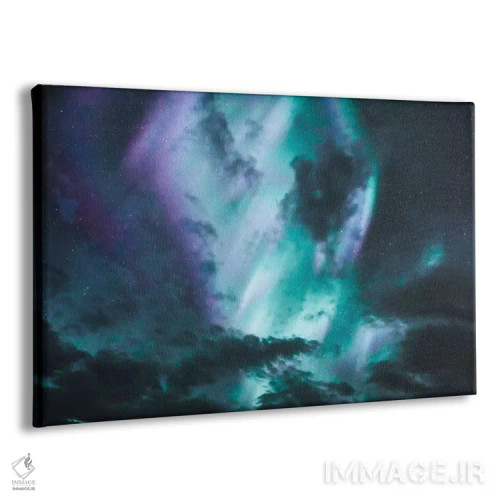 تابلو دکوراتیو شفق قطبی I اثر لوک آنتونی گرم - نمای پرسپکتیو محصول