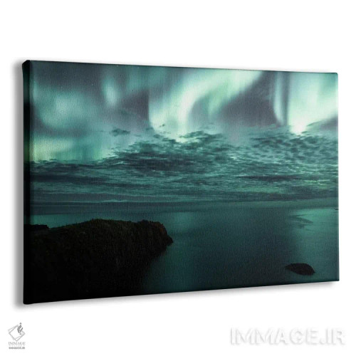 تابلو دکوراتیو شفق قطبی III اثر لوک آنتونی گرم - نمای پرسپکتیو محصول