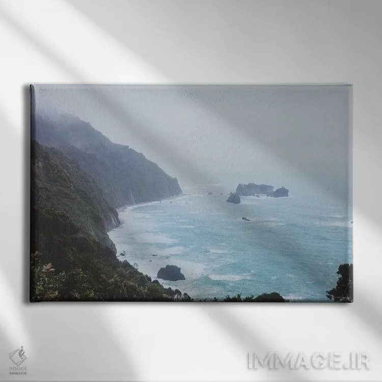 تابلو دکوراتیو نیوزیلند IV اثر لوک آنتونی گرم - نمای روبهرو روی دیوار