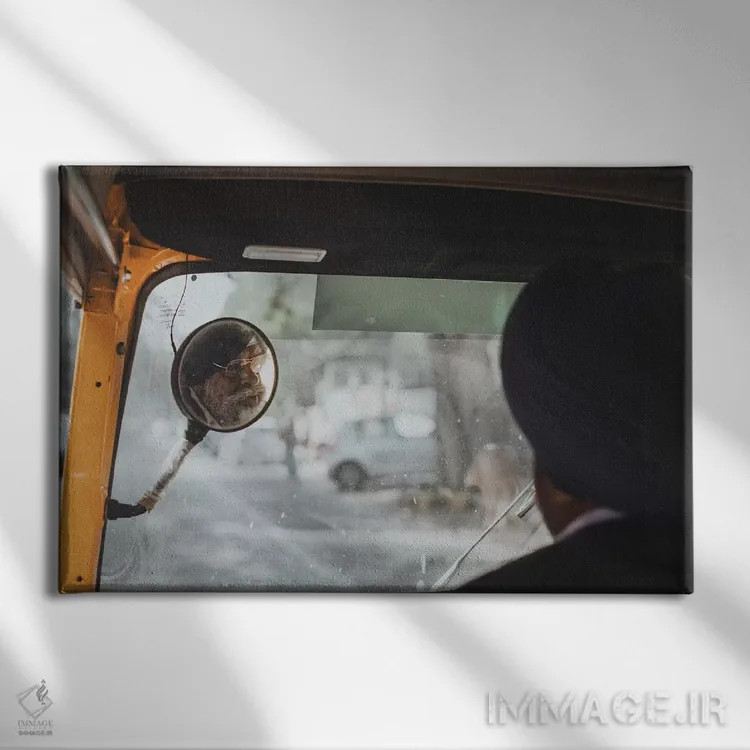 تابلو دکوراتیو دهلی نو، هند II اثر لوک آنتونی گرم - نمای روبهرو روی دیوار