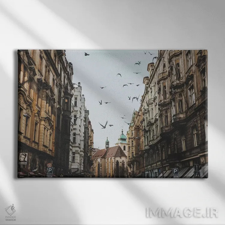 تابلو دکوراتیو پراگ، جمهوری چک II اثر لوک آنتونی گرم - نمای روبهرو روی دیوار