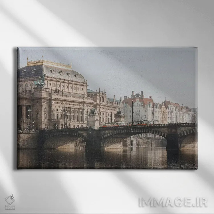 تابلو دکوراتیو پراگ، جمهوری چک III اثر لوک آنتونی گرم - نمای روبهرو روی دیوار