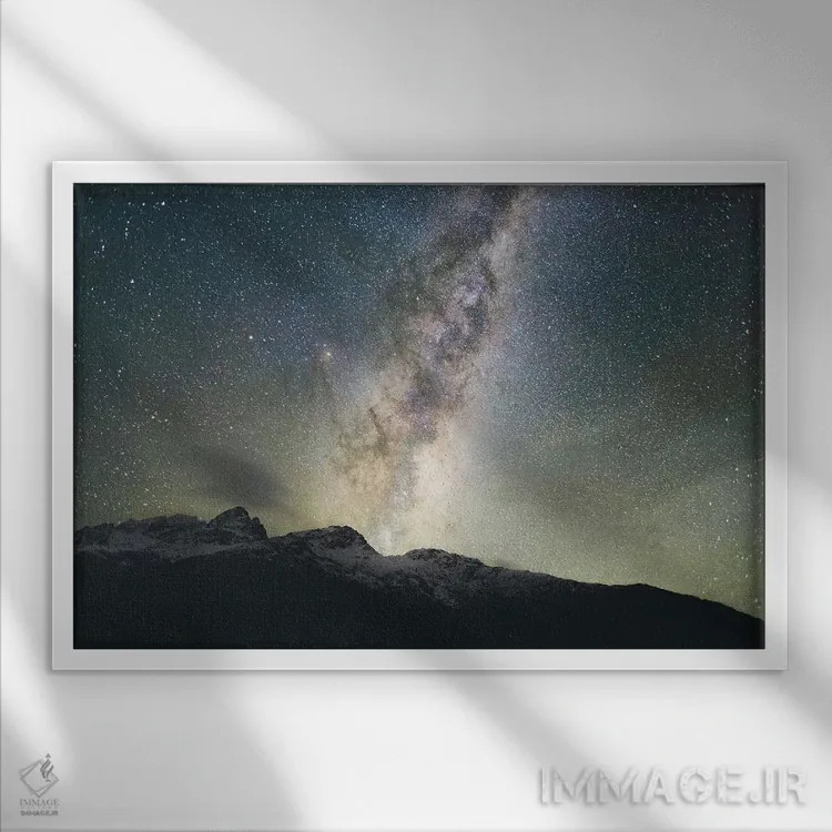 تابلو دکوراتیو پارک ملی کوه اسپایرینگ، نیوزیلند اثر لوک آنتونی گرم - نمای قابدار سفید