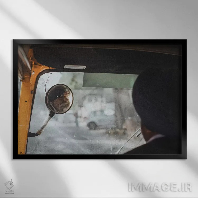 تابلو دکوراتیو دهلی نو، هند II اثر لوک آنتونی گرم - نمای قابدار مشکی