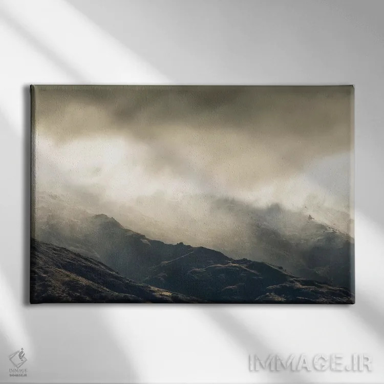 تابلو دکوراتیو واناکا، نیوزیلند اثر لوک آنتونی گرم - نمای روبهرو روی دیوار