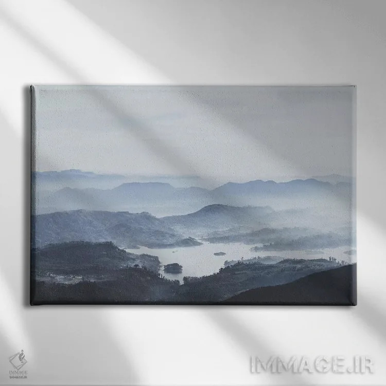 تابلو دکوراتیو قله آدامز، سری لانکا اثر لوک آنتونی گرم - نمای روبهرو روی دیوار