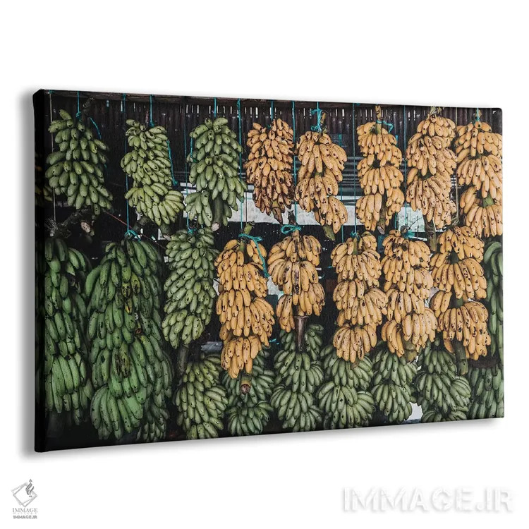 تابلو دکوراتیو غرفه موز، گواتمالا اثر لوک آنتونی گرم - نمای پرسپکتیو محصول