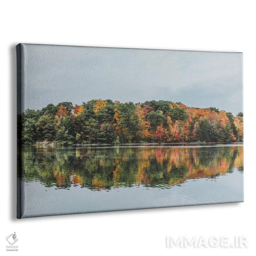 تابلو دکوراتیو دریاچه باند، کانادا اثر لوک آنتونی گرم - نمای پرسپکتیو محصول