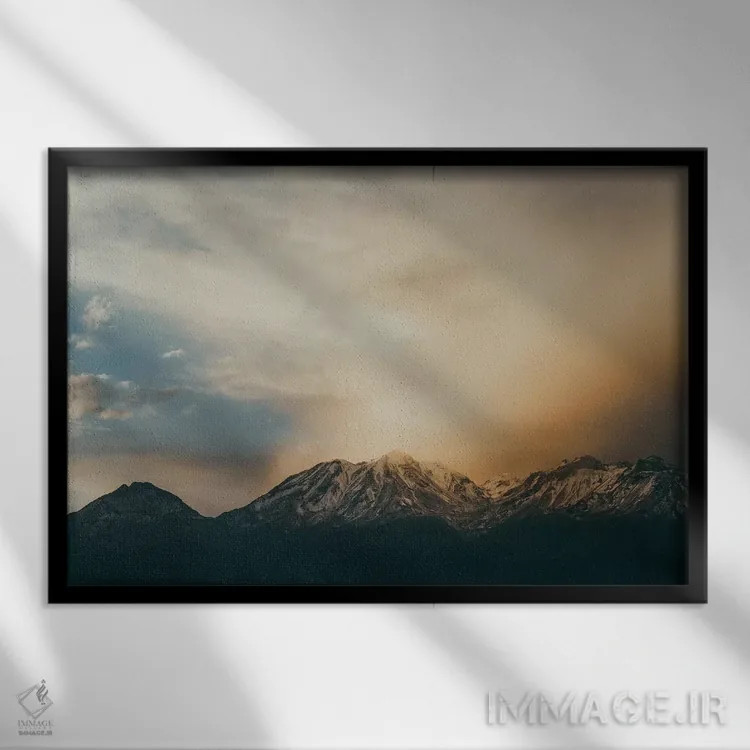 تابلو دکوراتیو آرکیپا، پرو اثر لوک آنتونی گرم - نمای قابدار مشکی