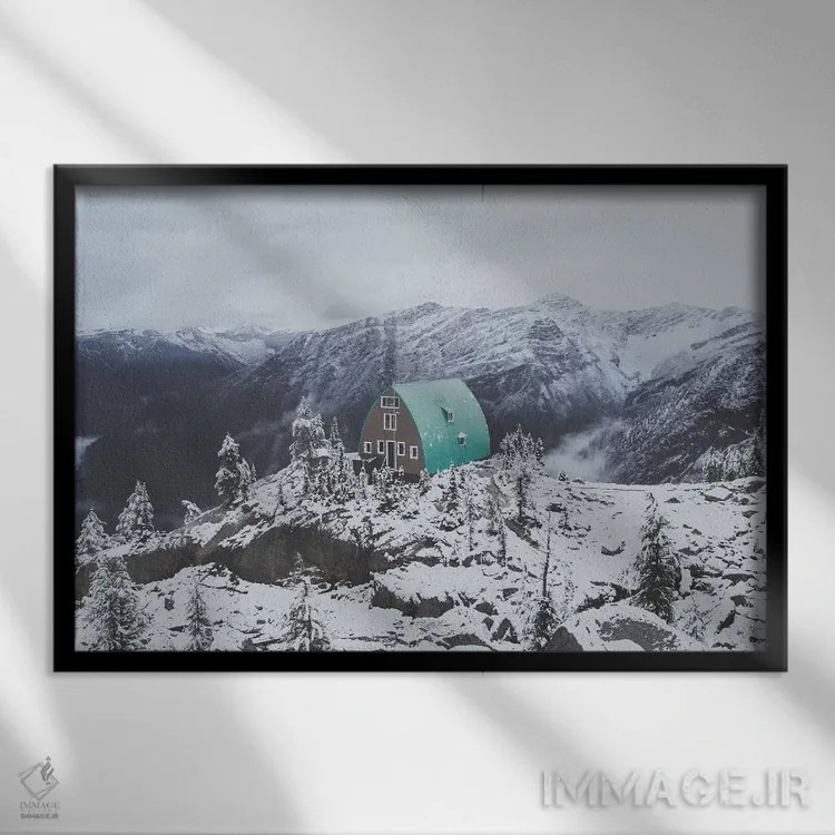 تابلو دکوراتیو پارک استانی باگابو، کانادا اثر لوک آنتونی گرم - نمای قابدار مشکی