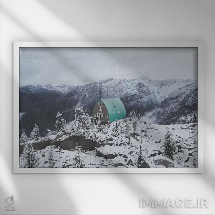 تابلو دکوراتیو پارک استانی باگابو، کانادا اثر لوک آنتونی گرم - نمای قابدار سفید