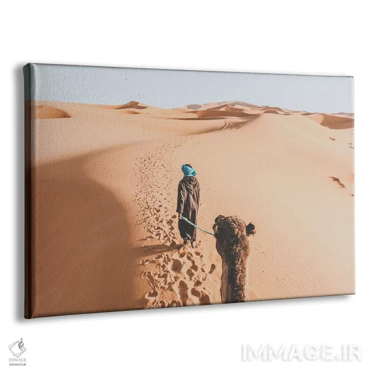 تابلو دکوراتیو بیابان صحرا - ۲ اثر لوک آنتونی گرم - نمای پرسپکتیو محصول